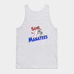 Save The Manatees Tank Top